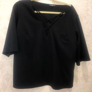 Black cross shirt